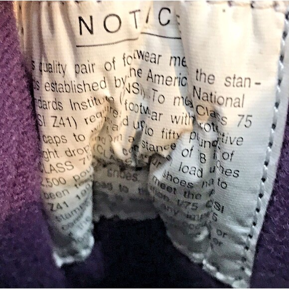 LeHigh NuGuard 75 Safety Toe EH Work Shoes Women's 6.5 Black Slip Oil Resistant - Picture 15 of 15